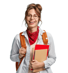 positive schoolgirl carries spiral notepad notebo 2022 02 07 22 06 32 utc