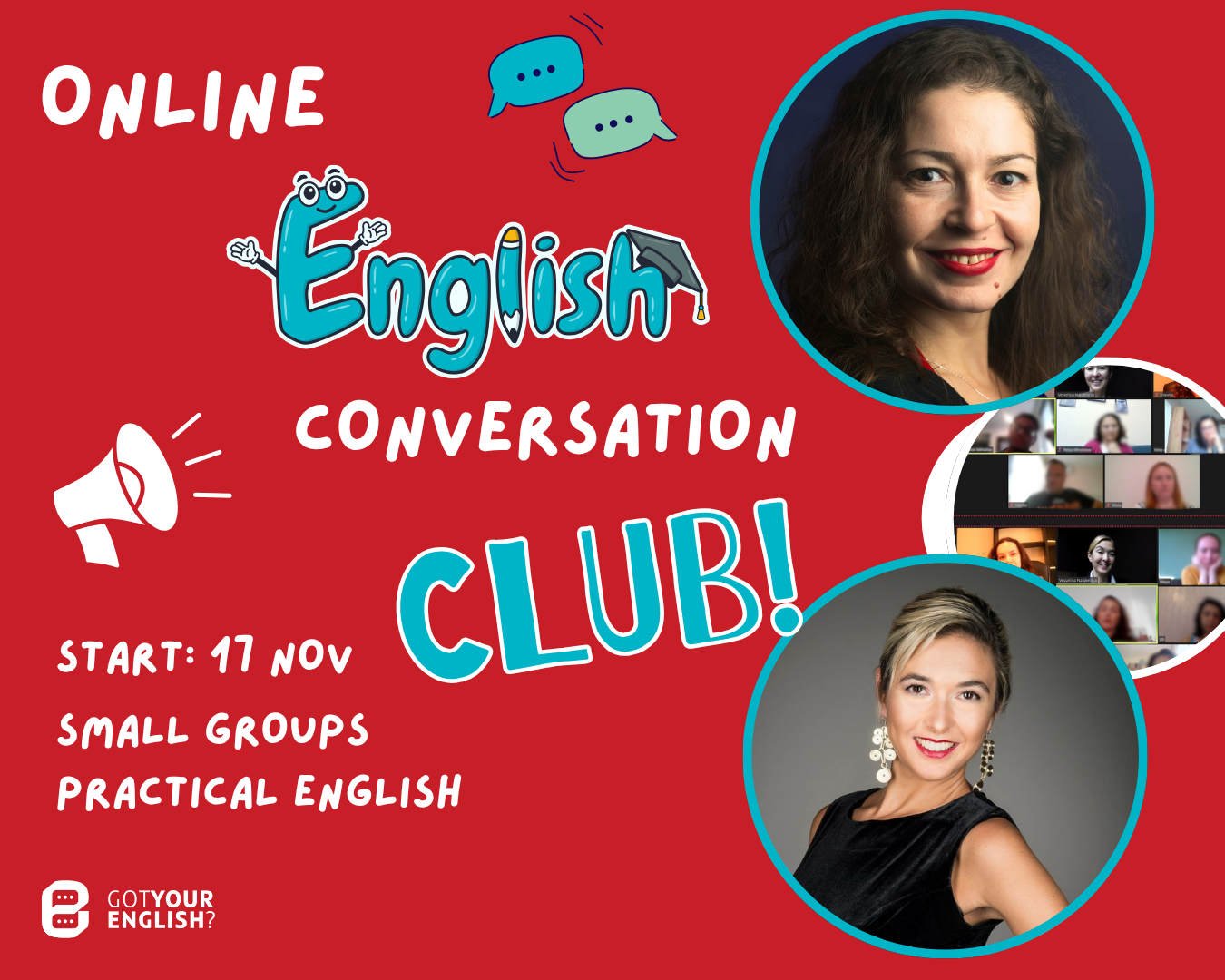 got your english online english conversation club practical english course november 2025 featured image